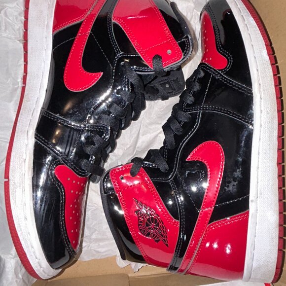 Air Jordan 1 Retro High OG Patent Bred – Mens Size 10 - Picture 4 of 9